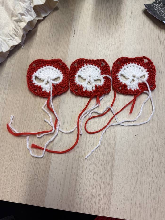 Skull Granny Squares