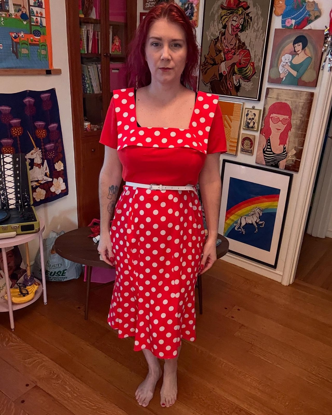 The Red Polka Dot Dress