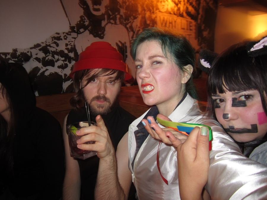 Out at Berry Park in Williamsburg, Halloween 2011